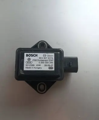 Audi A8 S8 D3 4E ESP acceleration yaw rate sensor 8E0907637A 5012399 0265005245