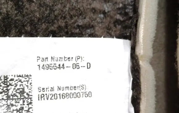 Tesla Model X Seat trim 1495544-05-D