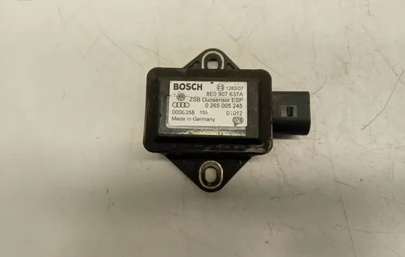 Audi A4 S4 B6 8E 8H ESP acceleration yaw rate sensor 8E0907637A 0265005245 0006358