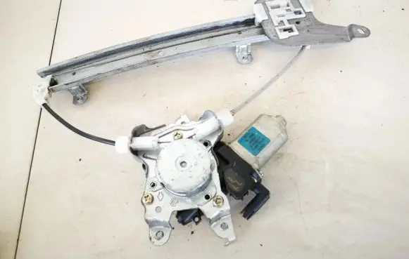Sliding door window regulator with motor