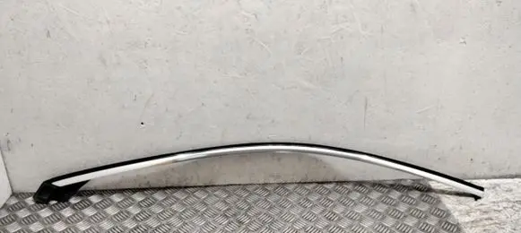 Front door glass trim molding
