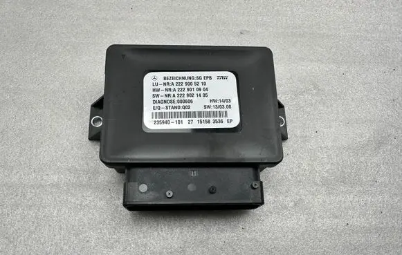 Mercedes-Benz S W222 Hand brake control module A2229005210