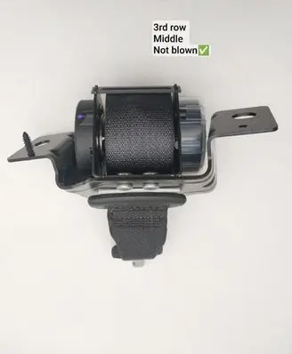 Jeep Grand Wagoneer Middle seatbelt (rear) 6UB16TX7AA