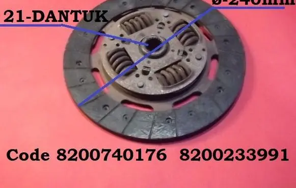 Fiat Ducato Clutch pressure plate 8200740176 8200233991