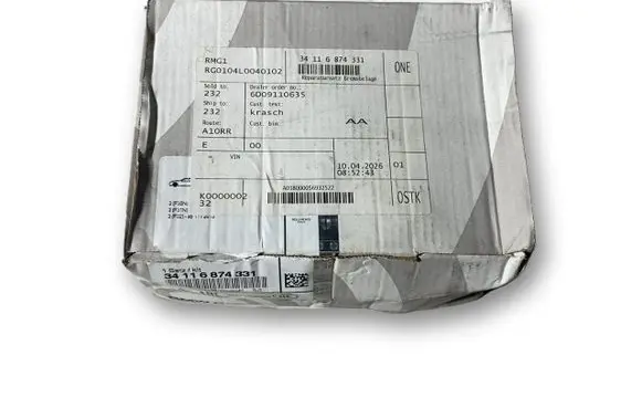BMW 1 F20 F21 Brake pads (front) 34118855002 34116874331 6874331