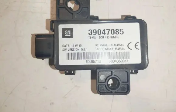 Opel Insignia A Tire pressure control unit 39047085 2546AALM4MA4 43392MHZ