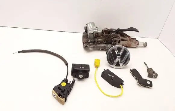 Volkswagen Phaeton Engine ECU kit and lock set 4E0905852D 4E0905852 3D5827601A