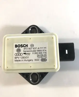 Audi A6 S6 C6 4F ESP acceleration yaw rate sensor 4F0907637A 0265005776