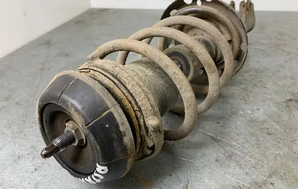 Opel Astra G Front shock absorber with coil spring