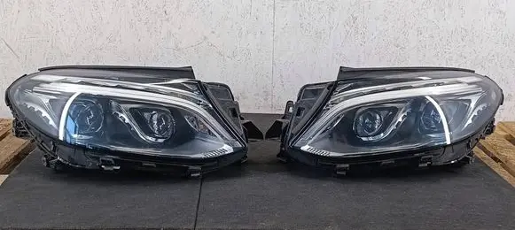 Mercedes-Benz GLE (W166 - C292) Headlights/headlamps set A1669064203 A1669064103