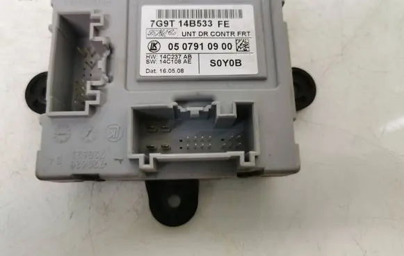 Ford Mondeo MK IV Door control unit/module 7G9T14B533FE 14C237AB 0507910900