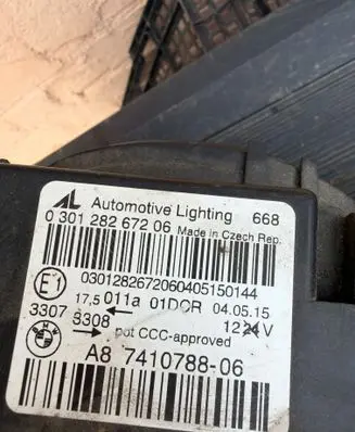 BMW 3 F30 F35 F31 Headlight/headlamp 7410788