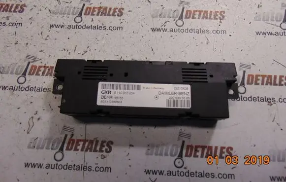 Mercedes-Benz S W220 Climate control unit A2208300085