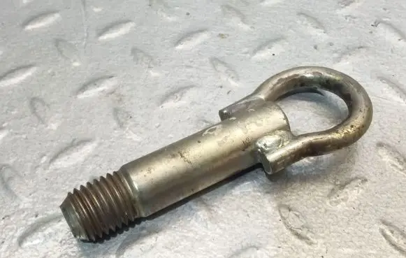 Towing hook eye