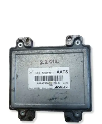 Opel Meriva A Engine control unit/module 12639891 86AATS56 12636386