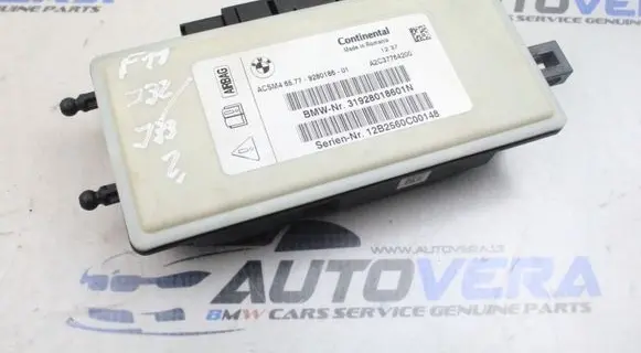 BMW 3 F30 F35 F31 Airbag control unit/module 9280186