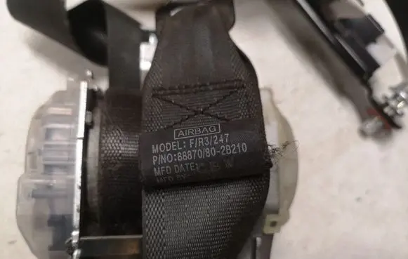 Hyundai Santa Fe Front seatbelt 888802B210WK 88870802B210