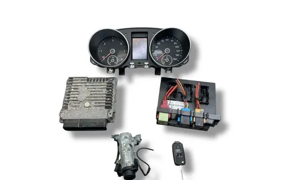 Volkswagen Golf VI Engine ECU kit and lock set 03L906023H 1K0937084B 03L906023A