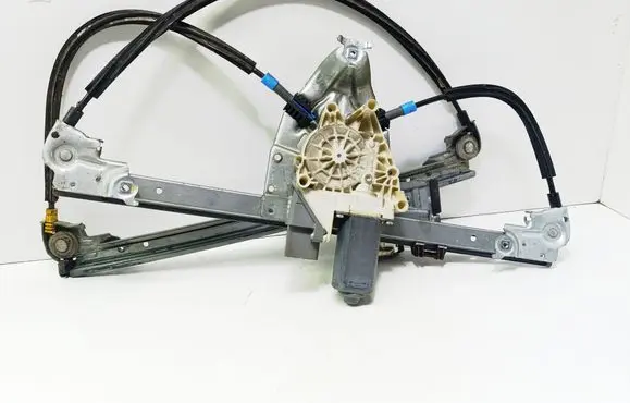 Peugeot 607 Front door window regulator with motor 9650734880