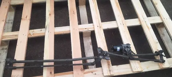 Citroen C4 I Front wiper linkage and motor 404638 4534A