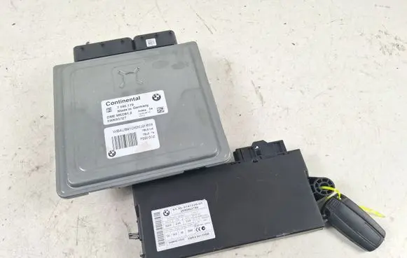 BMW 3 E90 E91 Engine ECU kit and lock set 9147226
