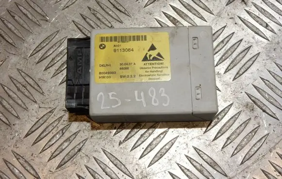 BMW 5 E60 E61 Center console control module 9113064 25483