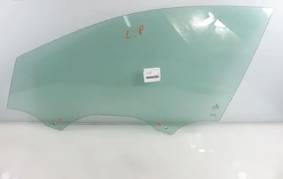 Volkswagen Golf VII Front door window glass four-door 