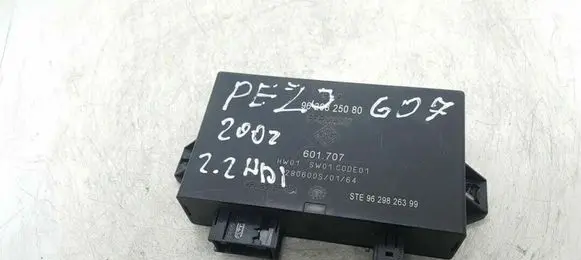 Peugeot 607 Parking PDC control unit/module 9629825080