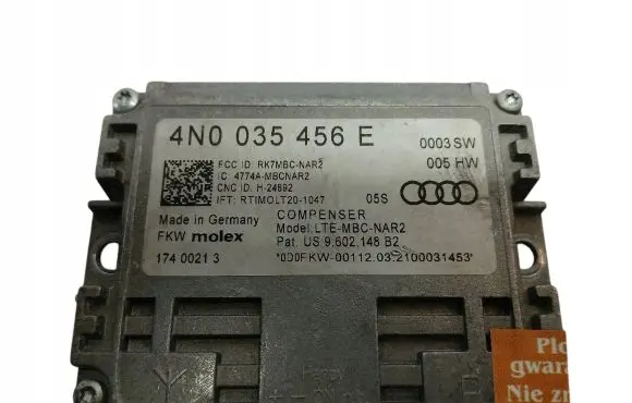 Porsche Macan (95B) Other control units/modules 4N0035456E