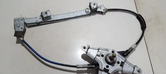 Sliding door window regulator with motor