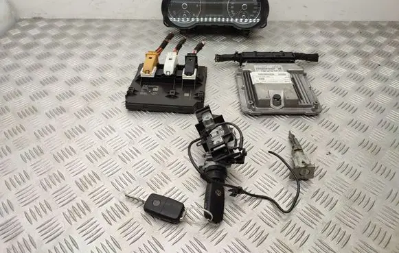 Volkswagen Sharan Engine ECU kit and lock set 04L907309K 5K0937086T 1K0905851B