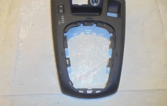 Renault Scenic III - Grand scenic III Gear shifter surround trim plastic