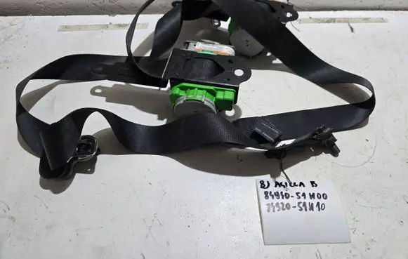Opel Agila B Set of seat belts 8494051k00 8492051k10
