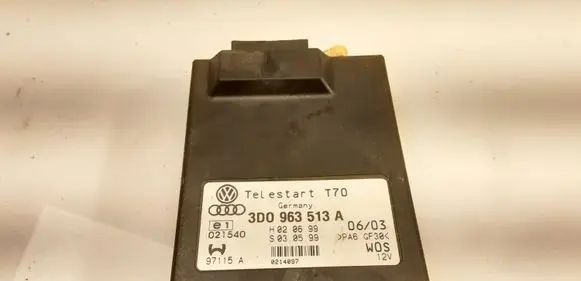 Audi A8 S8 D3 4E Auxiliary heating control unit/module 3D0963513A