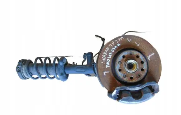 Volkswagen Sharan Front wheel hub spindle knuckle 7N0413031H