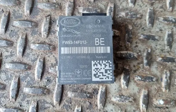 Jaguar XE Tire pressure control unit FW9314F012BE