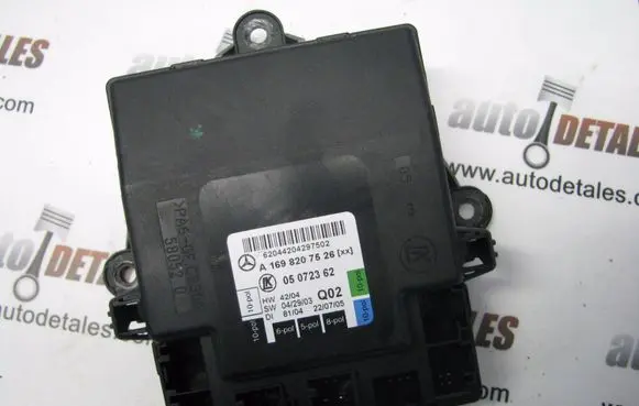 Mercedes-Benz A W169 Door control unit/module A1698207526