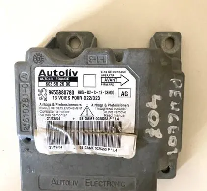 Peugeot 407 Airbag control unit/module 603602600 9655880780