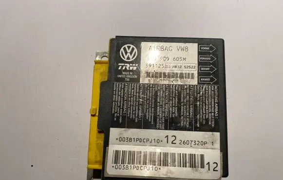 Volkswagen PASSAT B6 Airbag control unit/module 3C0909605C