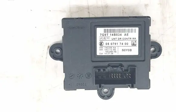 Ford Mondeo MK IV Door control unit/module 7G9T14B534AE 14C236AA 0507917400