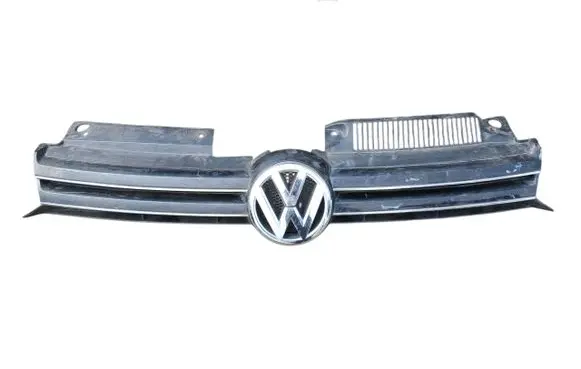 Volkswagen Golf VI Front bumper upper radiator grill 5K0853651AG