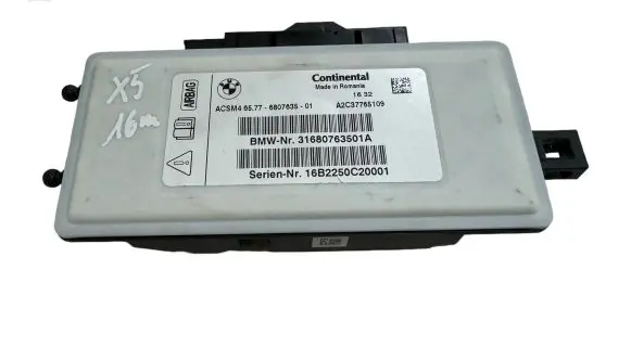 BMW X5 F15 Other control units/modules 6577680763501 31680763501A 16B2250C20001