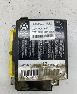 Volkswagen PASSAT B6 Airbag control unit/module 3C0909605J