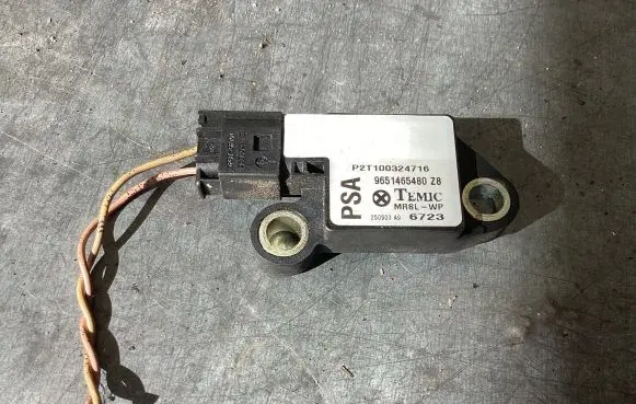 Peugeot 607 Airbag deployment crash/impact sensor 9651465480 250903A9 P2T100324716