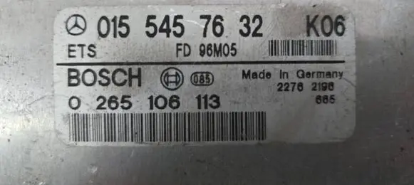 Mercedes-Benz E W212 ABS control unit/module 0265106113 0155457632 0155457632K06