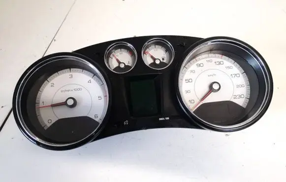 Peugeot 308 Speedometer (instrument cluster) 9665107680