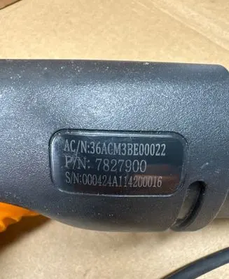 BMW iX Electric car charging cable 7827900
