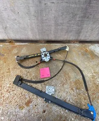 Volkswagen Caddy Front door window regulator with motor 6K4837402A