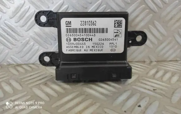 Opel Astra J Parking PDC control unit/module 22810362 1039J00443 0263004541
