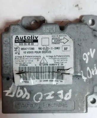Peugeot 407 Engine control unit/module 9654717280 603554600